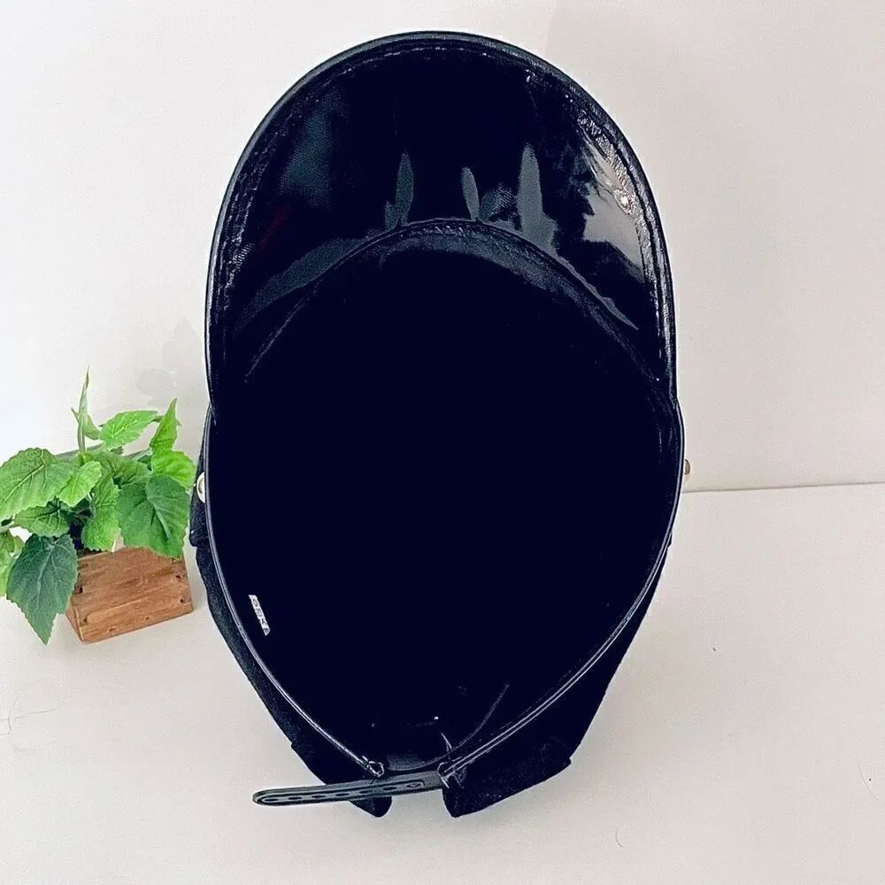 NWT Wet Seal Vintage Y2K Black Police Snapback Adjustable Custome Hat - Picture 4 of 10